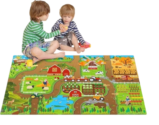 DIDACTICO ALFOMBRA 110x160 CM GRANJA, DINO O CIUDAD