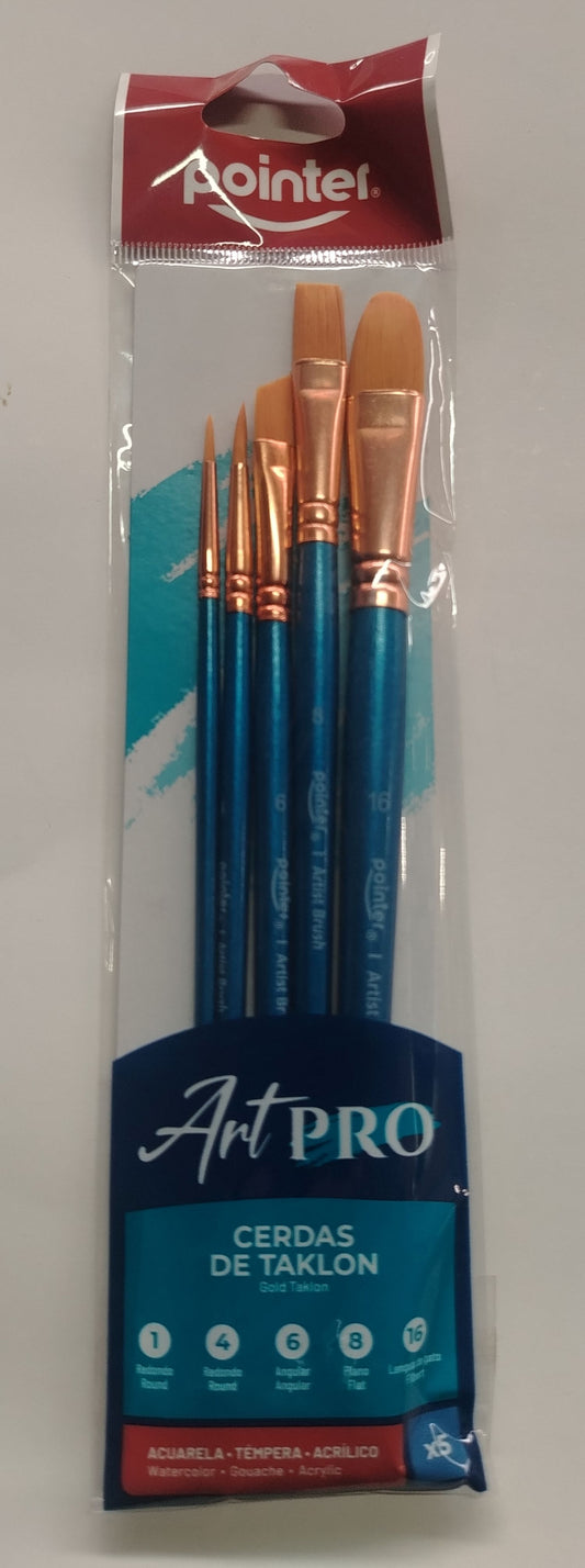 PINCEL POINTER 5 PZAS TAKLON
