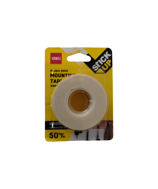 CINTA DOBLECARA DELI 25.4MMX1.5M 50KG POR METRO