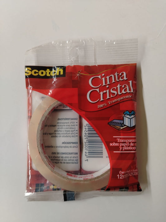 CINTA CRISTAL 3M 1/2" GRANDE 50MTS