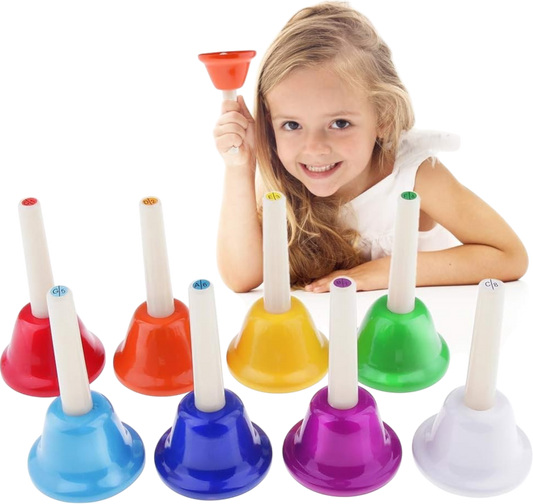 DIDACTICO CAMPANA MUSICAL COLORES UNIDAD 11X6CM