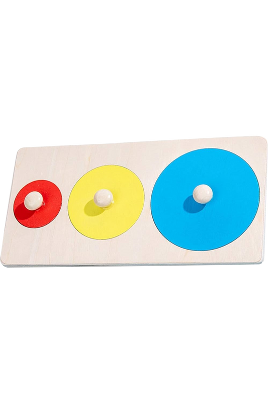DIDACTICO ROMPECABEZAS MADERA DE TRES CIRCULOS