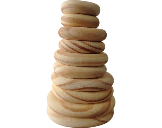 DIDACTICO NATURAL BUTTONS TORRE MADERA WODI