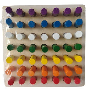 DIDACTICO CILINDROS DE COLORES MADERA MONTESSORI