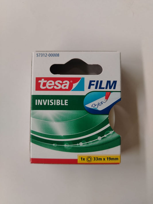 CINTA TESA INVISIBLE 33MX19MM CAJA 57312