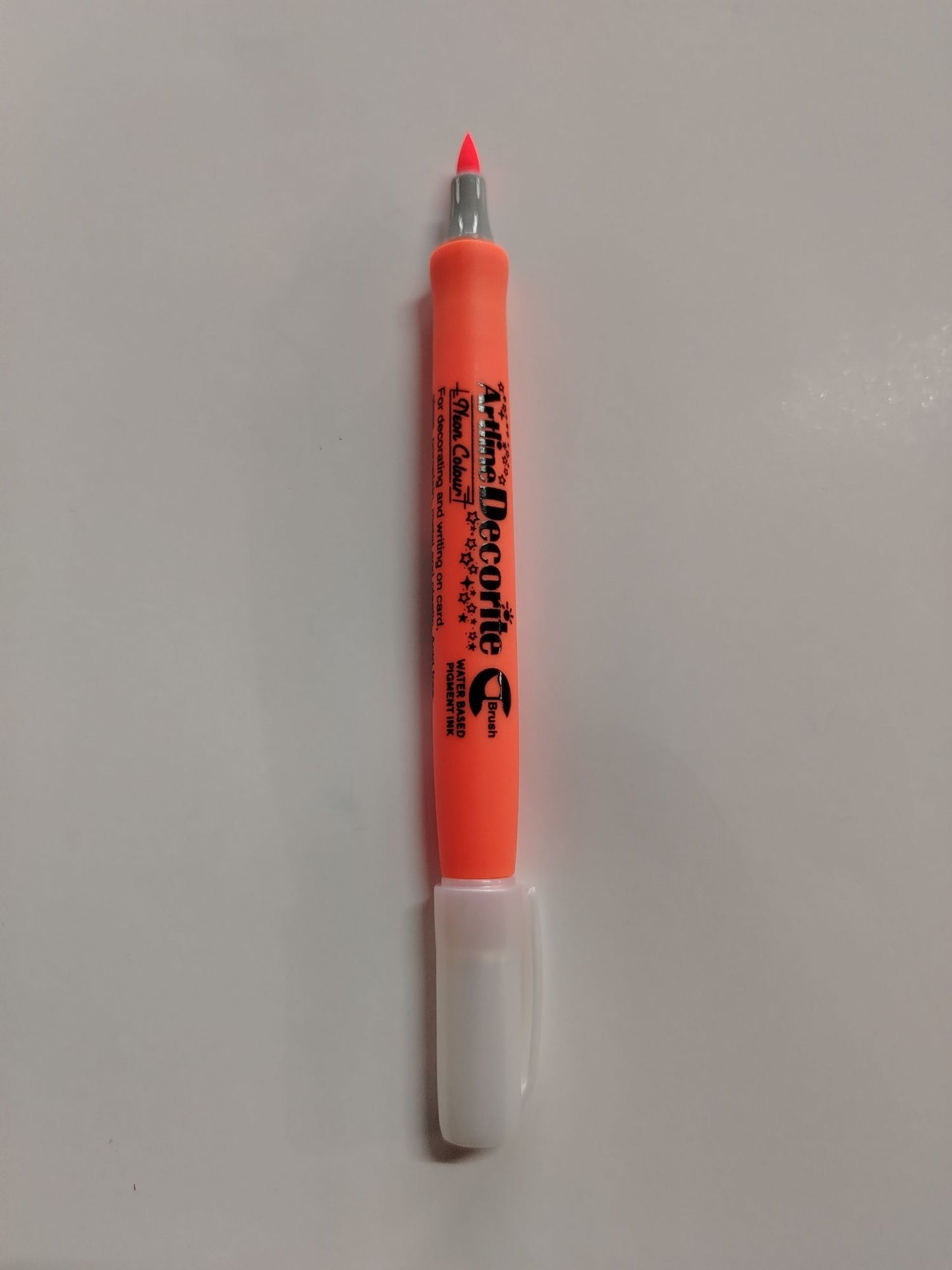 MARCADOR ARTLINE DECORITE NARANJA NEON PTA PINCEL