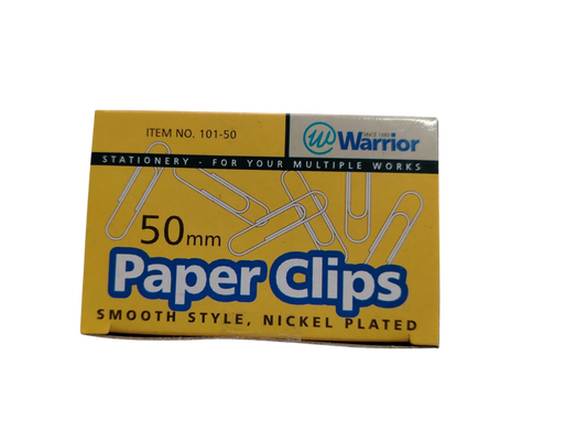 CLIPS NIQUELADO WARRIOR JUMBO 50MM