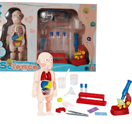 DIDACTICO JUEGO DE MICROSCOPIO CON LUZ (EXPERIMENT SCIENCE)