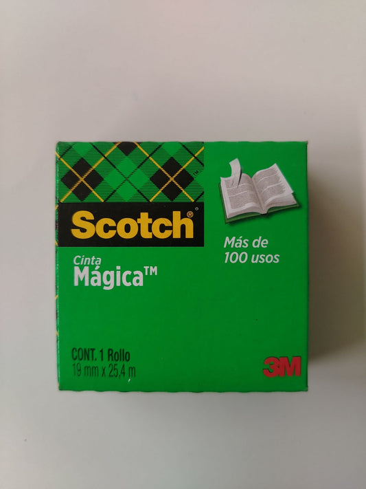 CINTA ADHESIVA MAGICA 3M 19MM x 25M CAJA