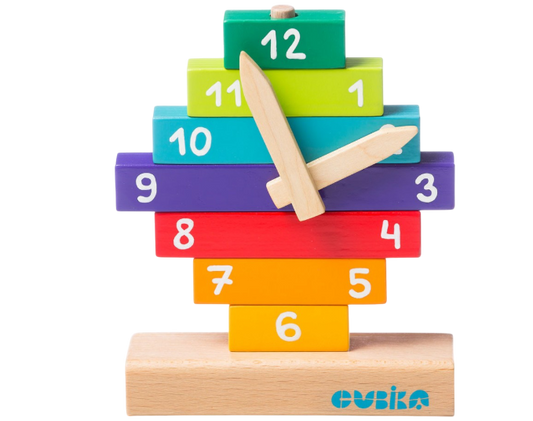 DIDACTICO RELOJ DE MADERA