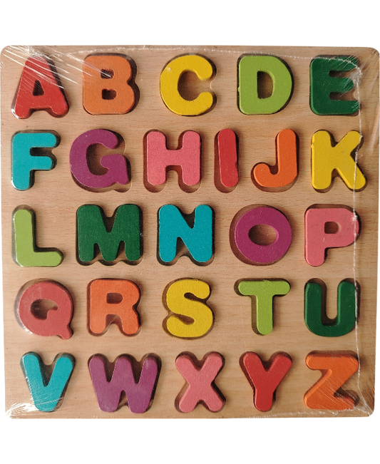 DIDACTICO ROMPECABEZAS DE ABC DE MADERA 20X20CM