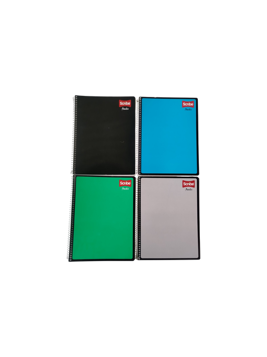 CUADERNO SCRIBE 100 HOJAS (20 X 26 CM)