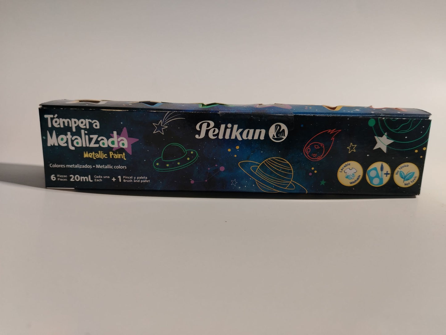 TEMPERA PELIKAN METALICAS 6COL