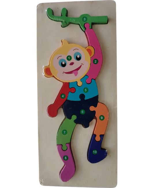 DIDACTICO ROMPECABEZAS 10P MADERA SENCIL