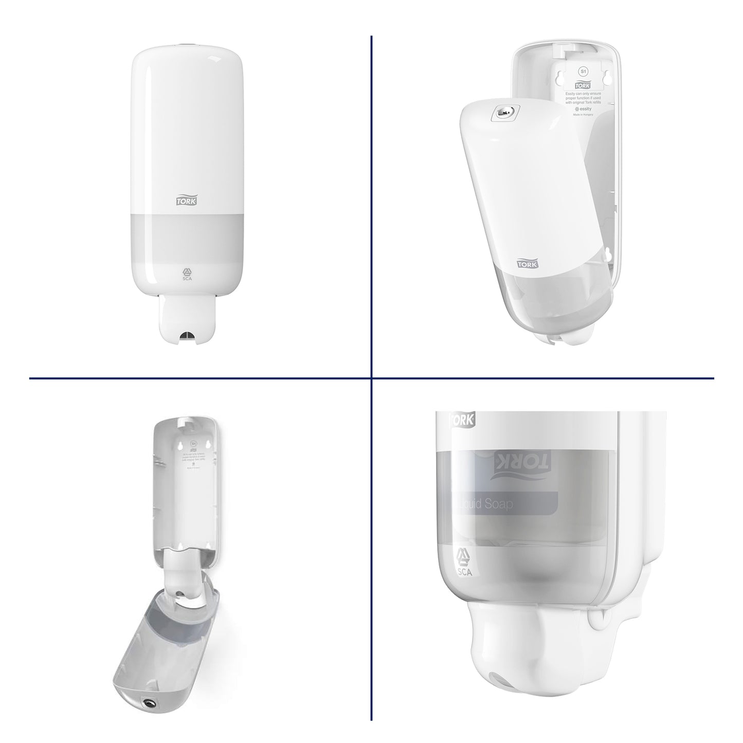 DISPENSADOR TORK JABON PARA MANOS ESPUMA BLANCO 12s