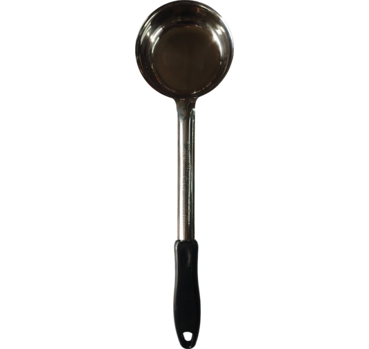 CUCHARA PORCIONERA ACERO INOX 6 ONZ NEGRA