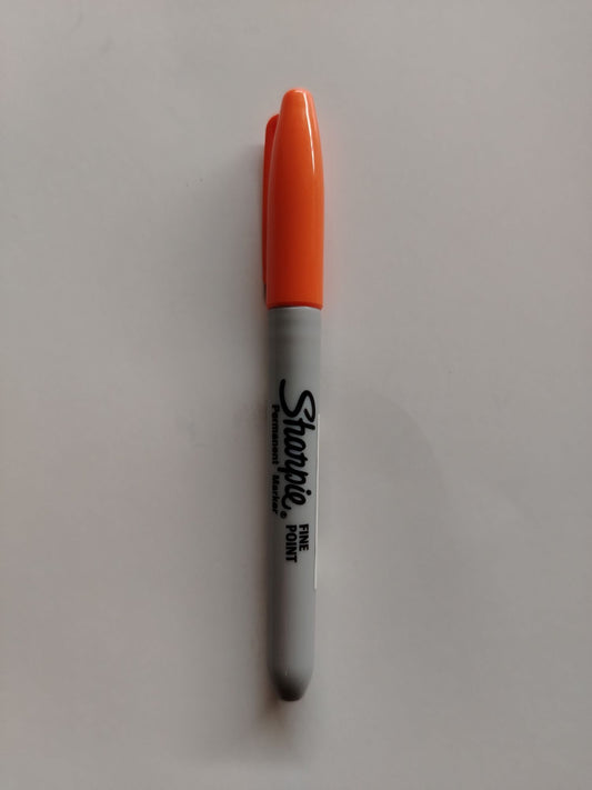 MARCADOR PERMANENTE SHARPIE NARANJA DESECHABLE PTA FINA