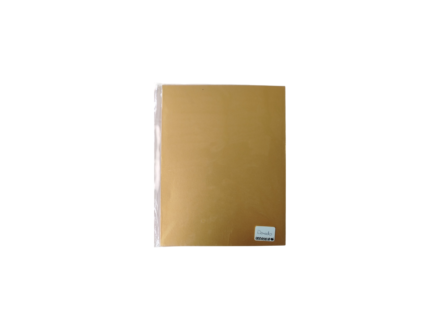 CARTULINA T/CARTA METALIZADA DORADO FEVER PAQ 10 U
