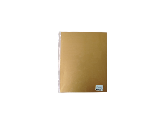 CARTULINA T/CARTA METALIZADA DORADO FEVER PAQ 10 U