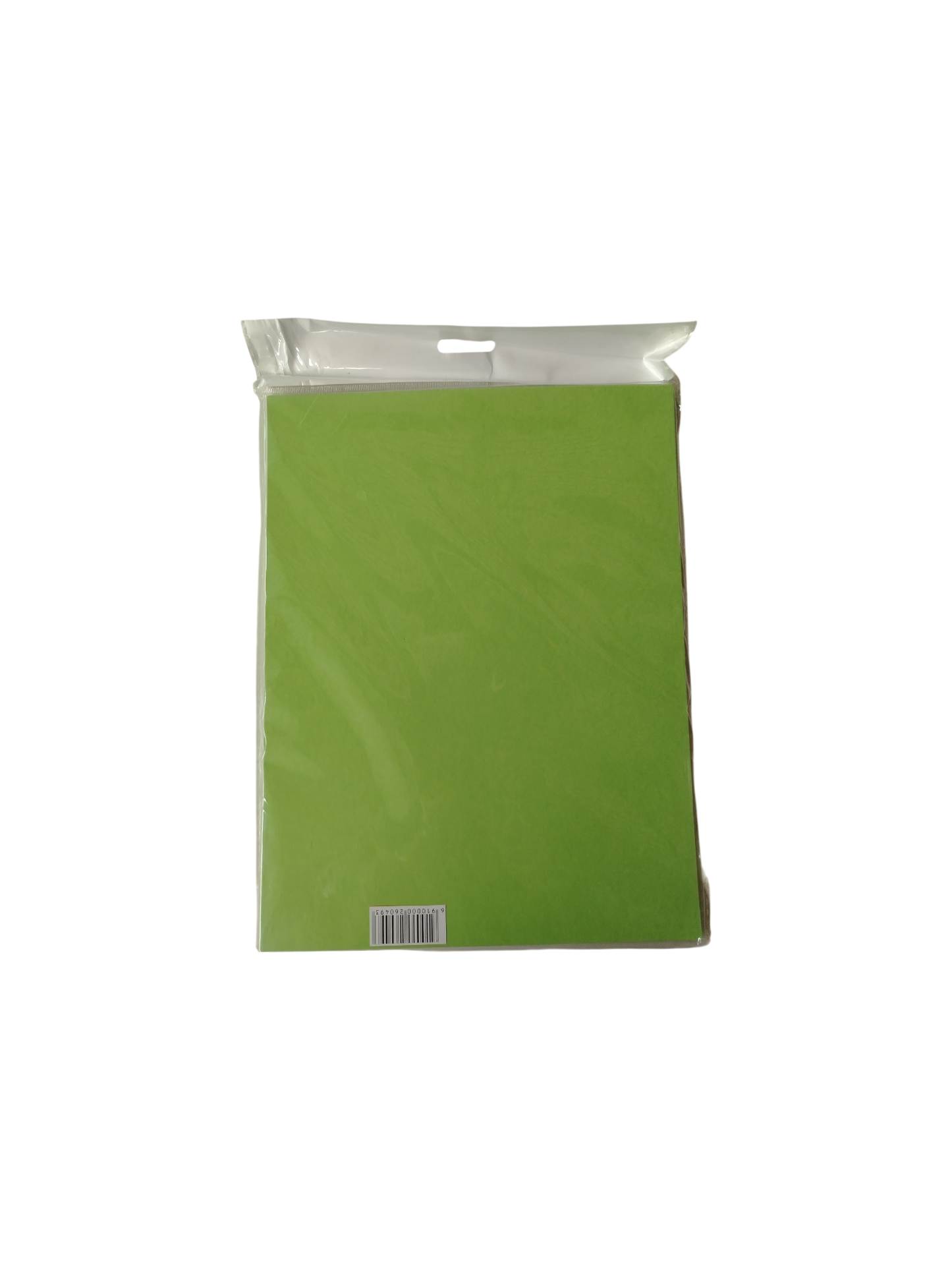 CARTULINA P/EMPASTAR 220 GR VERDE LIMON PAQ 25s