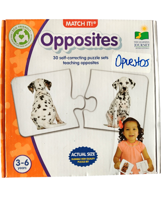ROMPECABEZAS JUEGO DE OPUESTOS - OPPOSITES BIGJIGS