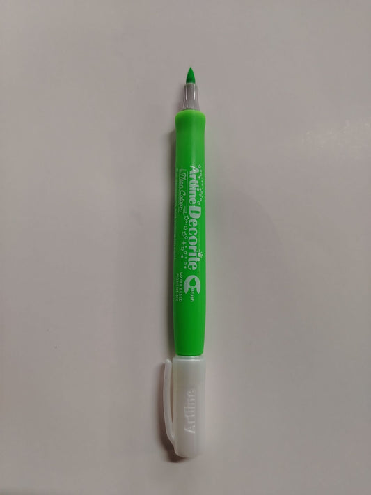 MARCADOR ARTLINE DECORITE VERDE NEON PTA PINCEL