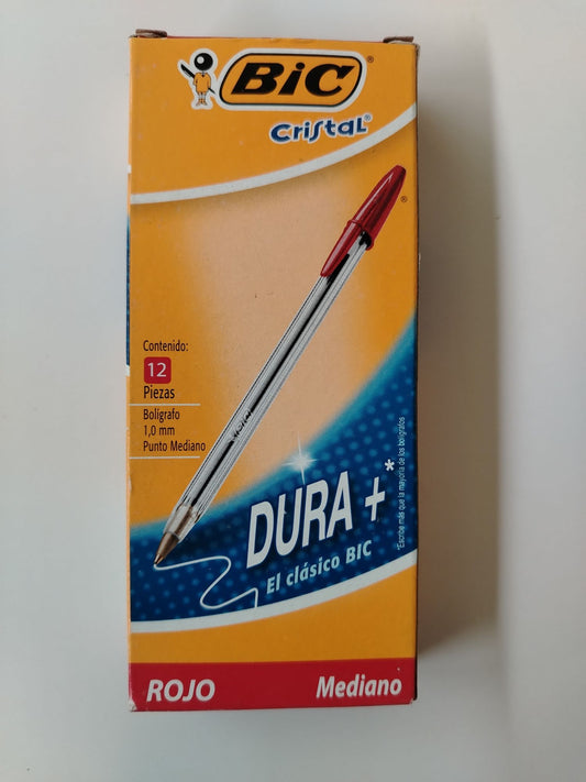 BOLIGRAFO BIC CRISTAL MEDIUM  ROJO