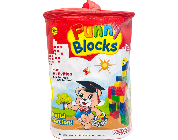 BLOCKS JUMBO 26X16CM DD1345 TARRO O BOLSA