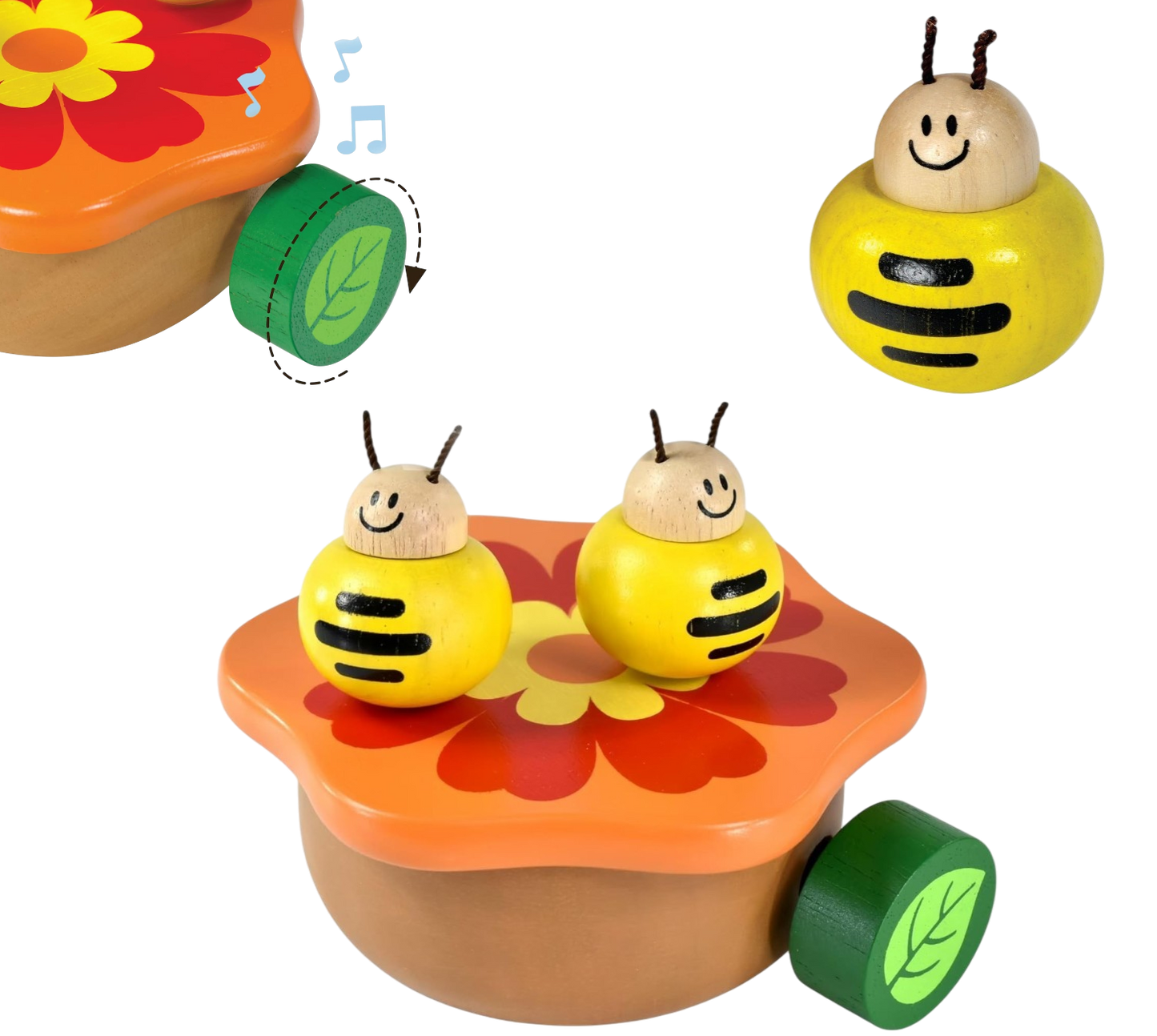DIDACTICO CAJA MUSICAL POMME DES BOIS MAD
