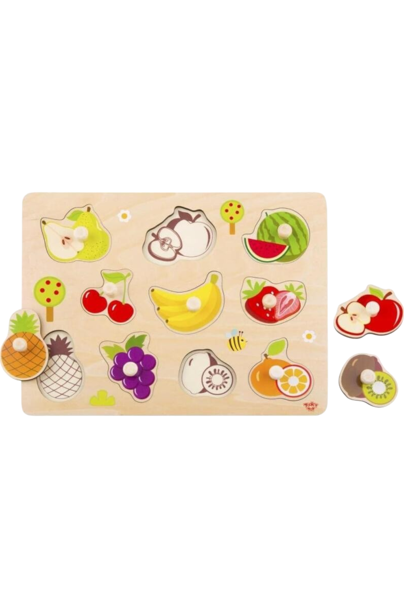 DIDACTICO ROMPECABEZAS VERDURAS/ FRUTAS TOOKY TOY