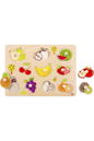 DIDACTICO ROMPECABEZAS VERDURAS/ FRUTAS TOOKY TOY