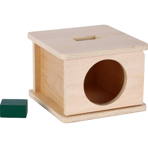 DIDACTICO CAJA IMBUCARE CILINDROS, TRI Y PRISMAS MONTESSORI