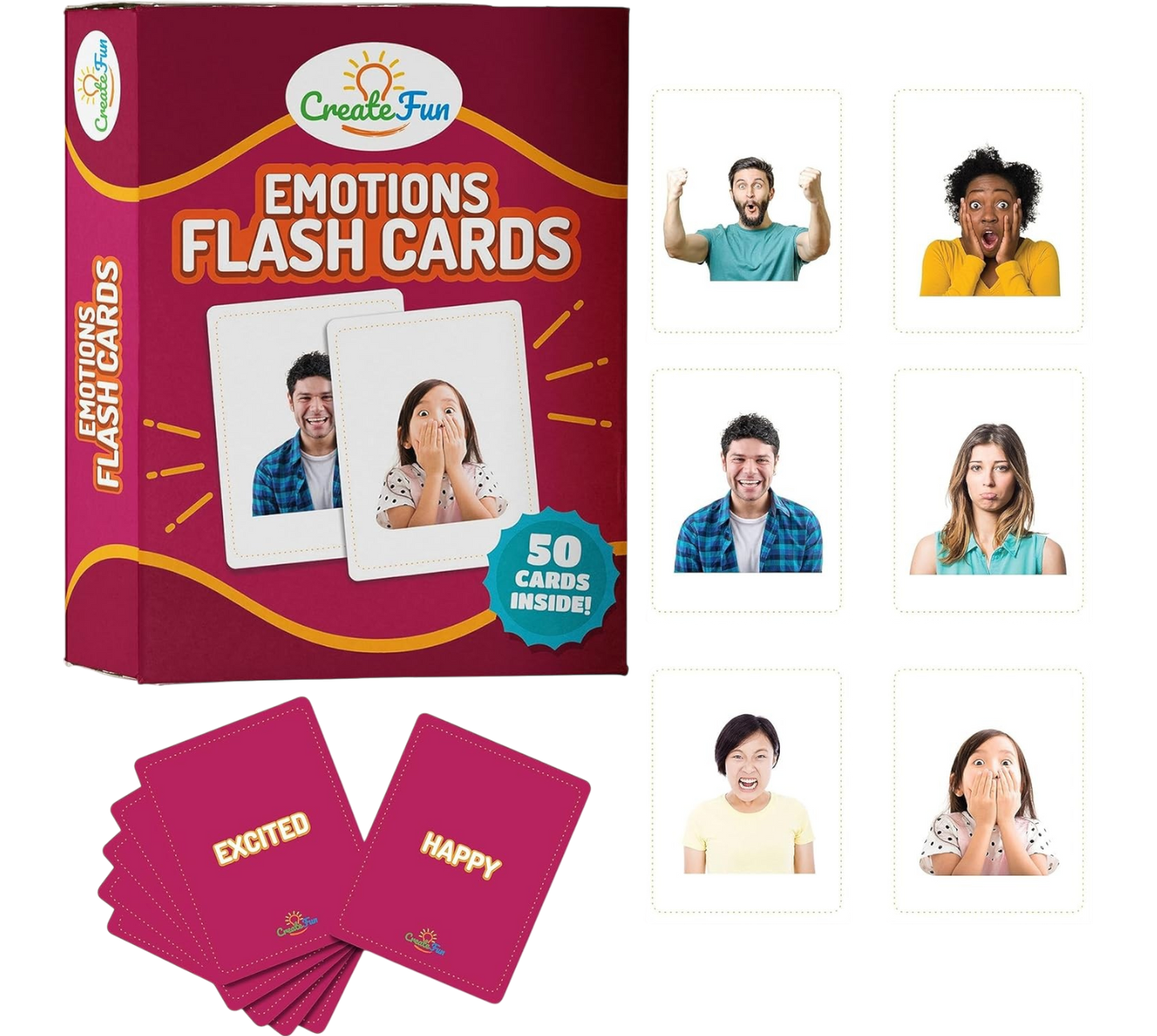 JUEGO DE TARJETAS DE EMOCIONES/ACCIONES RE ECO