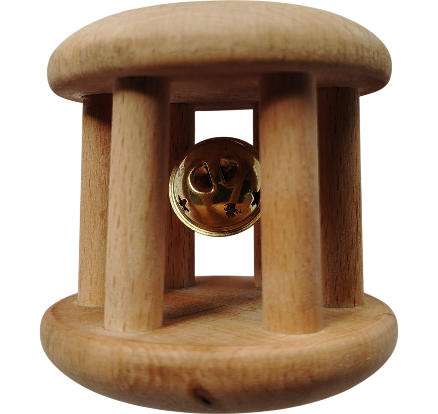 DIDACTICO SONAJERO DE CASCABELES DE MADERA MONTESSORI