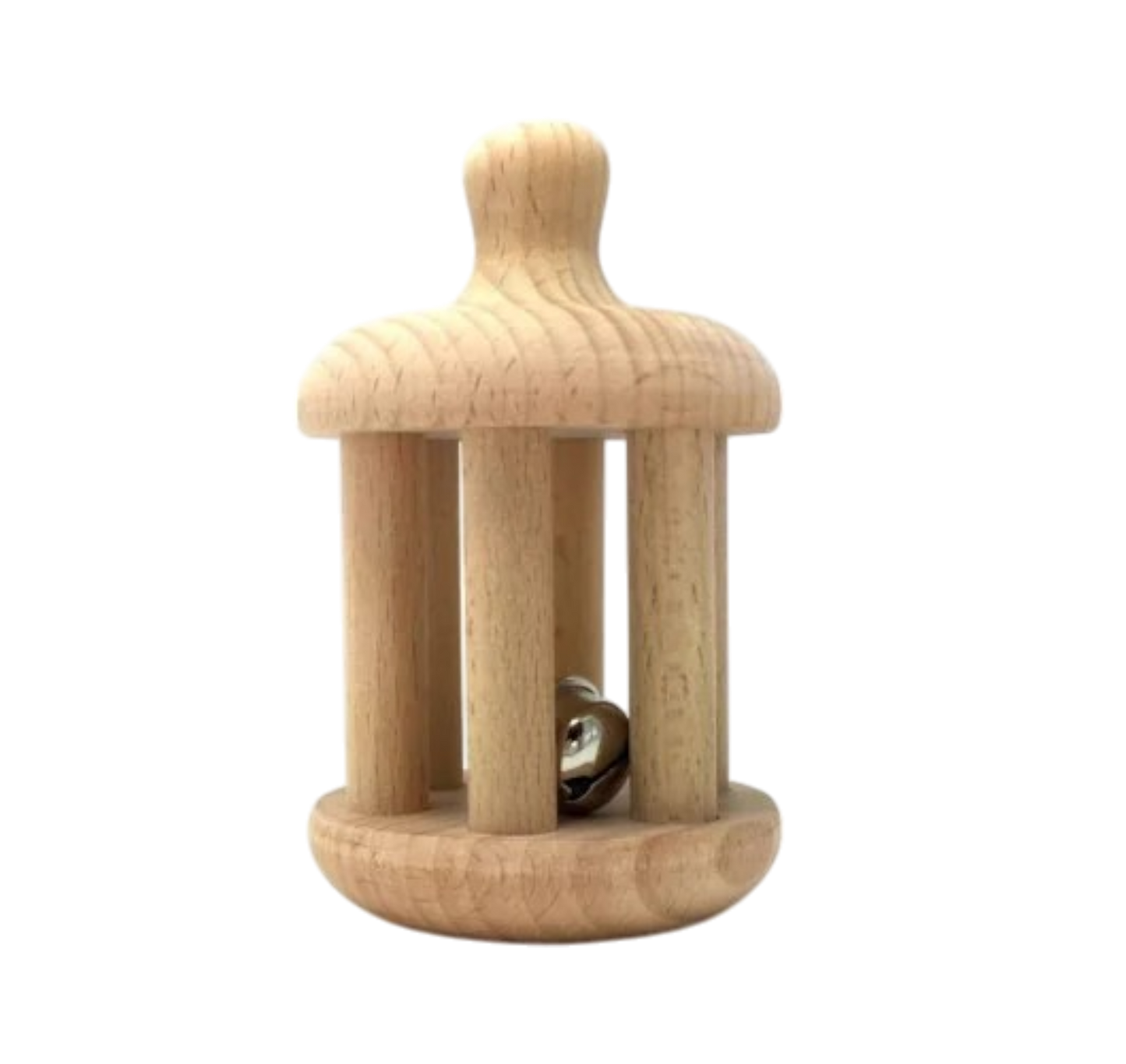 DIDACTICO SONAJERO DE CASCABELES DE MADERA MONTESSORI