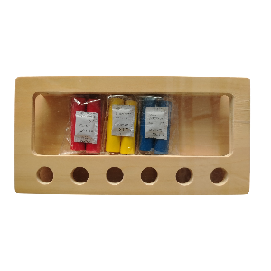 DIDACTICO CAJA DE PRIMEROS CLAVIJAS CILINDROS NIENHUIS MONTESSORI
