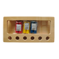 DIDACTICO CAJA DE PRIMEROS CLAVIJAS CILINDROS NIENHUIS MONTESSORI
