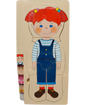 ROMPECABEZAS DE MADERA DE NIÑA CAPAS ANATOMICAS DD1467
