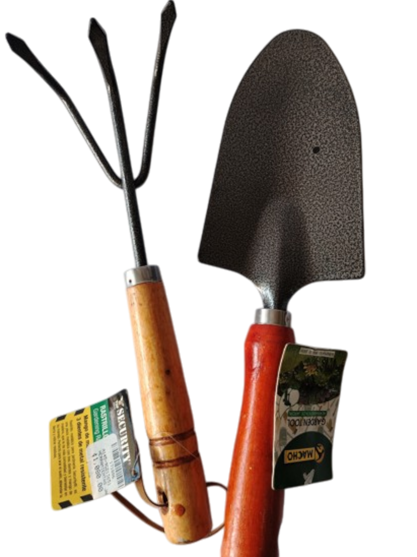 DIDACTICO JUEGO DE HERRAMIENTAS PARA JARDINERIA MANGO MADERA 3und