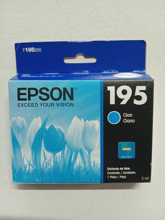 CARTUCHO EPSON T195 CYAN