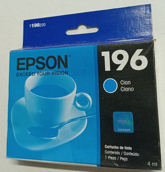 CARTUCHO EPSON 196 CYAN