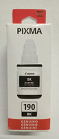 BOTELLA CANON GN-190 NEGRO/135ML