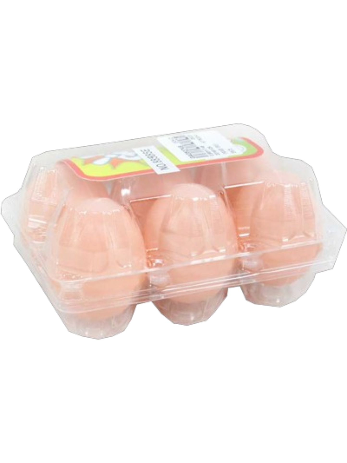 JUEGO HUEVOS DE JUGUETE CON HUEVERA X6