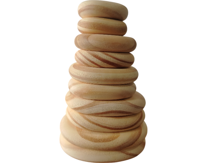 DIDACTICO NATURAL BUTTONS TORRE MADERA WODI