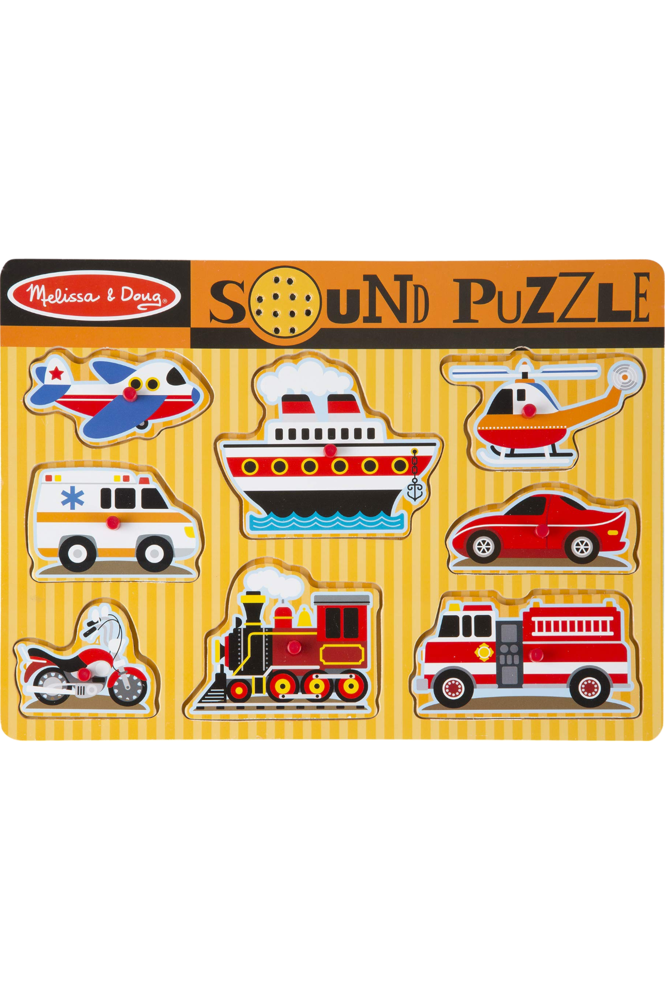 ROMPECABEZAS CON SONIDO DE VEHICULOS X8 MELISSA AND DOUG