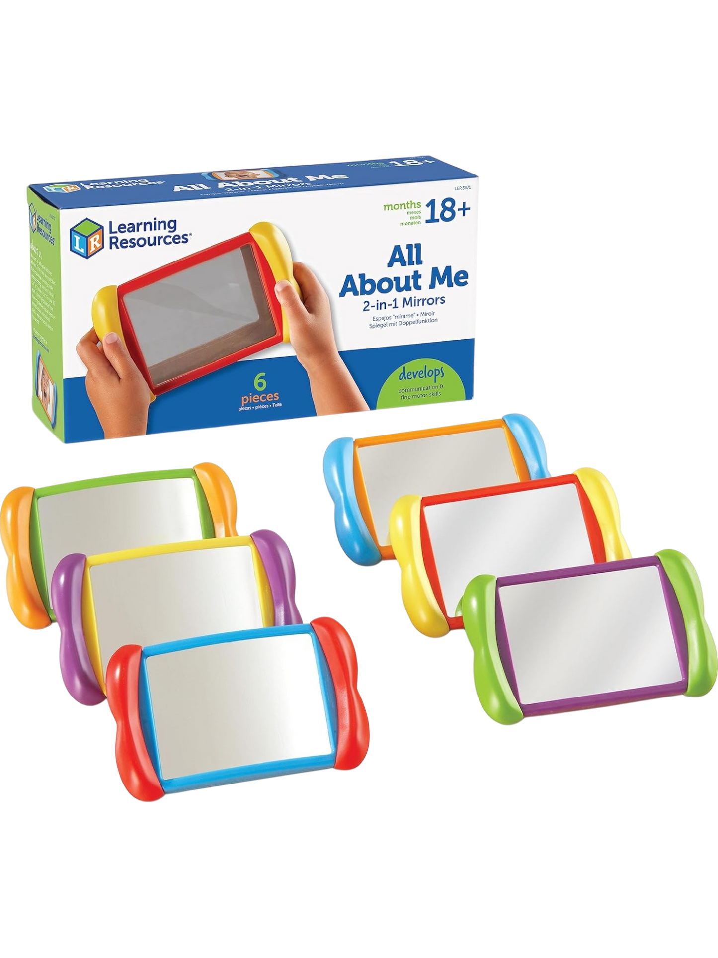 JUEGO ESPEJO RECTANGULAR LEARNING RESOURCES UNIDAD