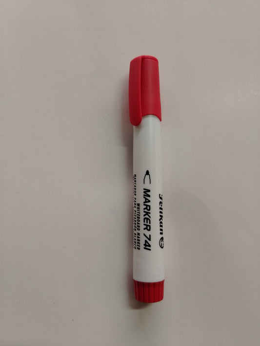 MARCADOR PIZARRA PELIKAN 741 ROJO RECARGABLE PTA BALA