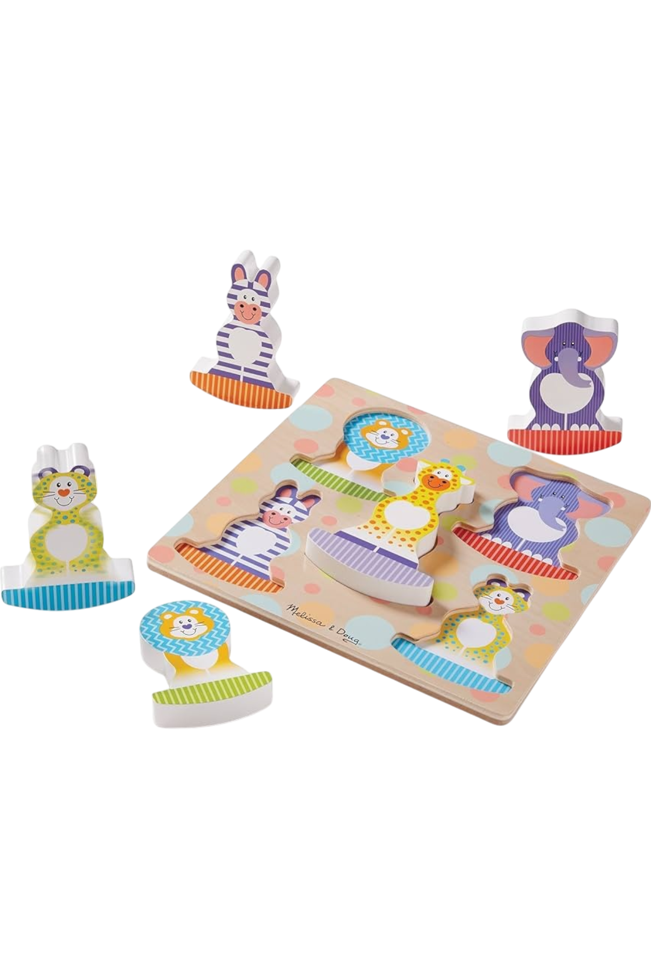 ROMPECABEZAS GRANJA-SALVAJES SAFARI MCDONALD MELISSA AND DOUG CHUNKY