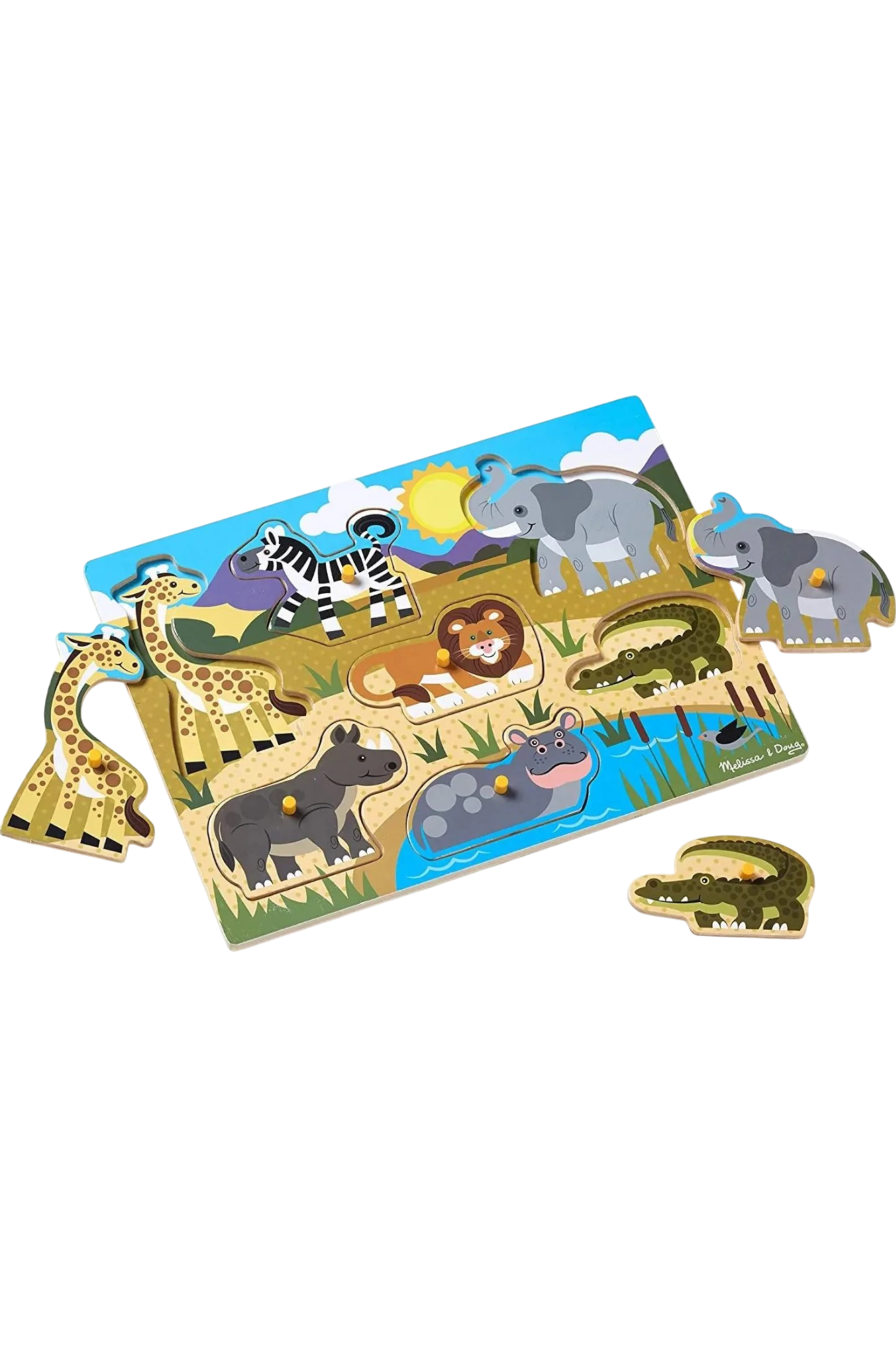 ROMPECABEZAS GRANJA-SALVAJES SAFARI MCDONALD MELISSA AND DOUG CHUNKY