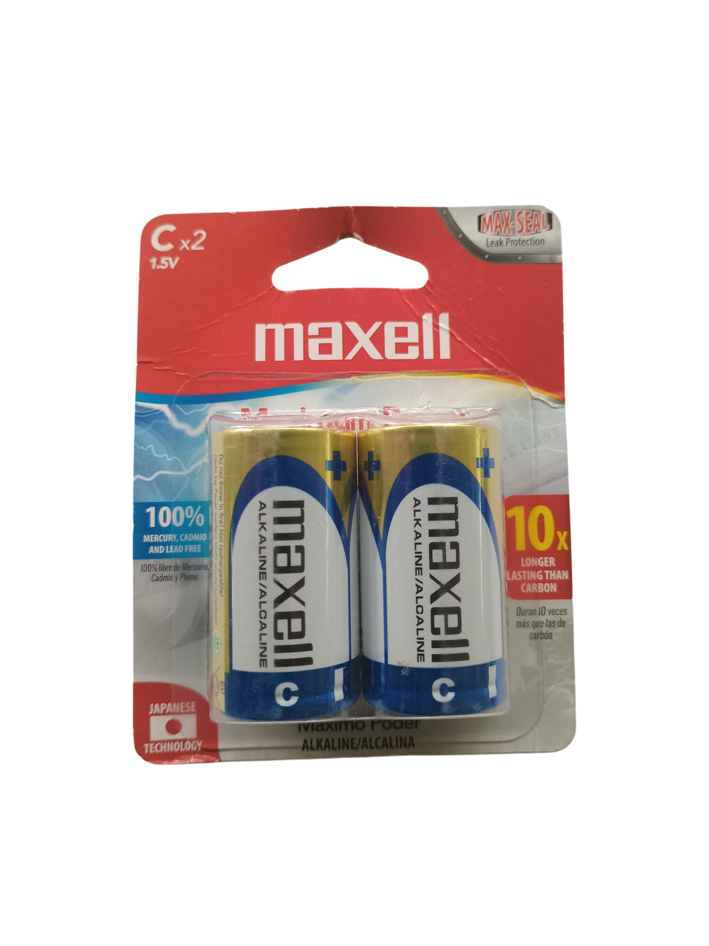 BATERIA MAXELL T/C BLISTER 2